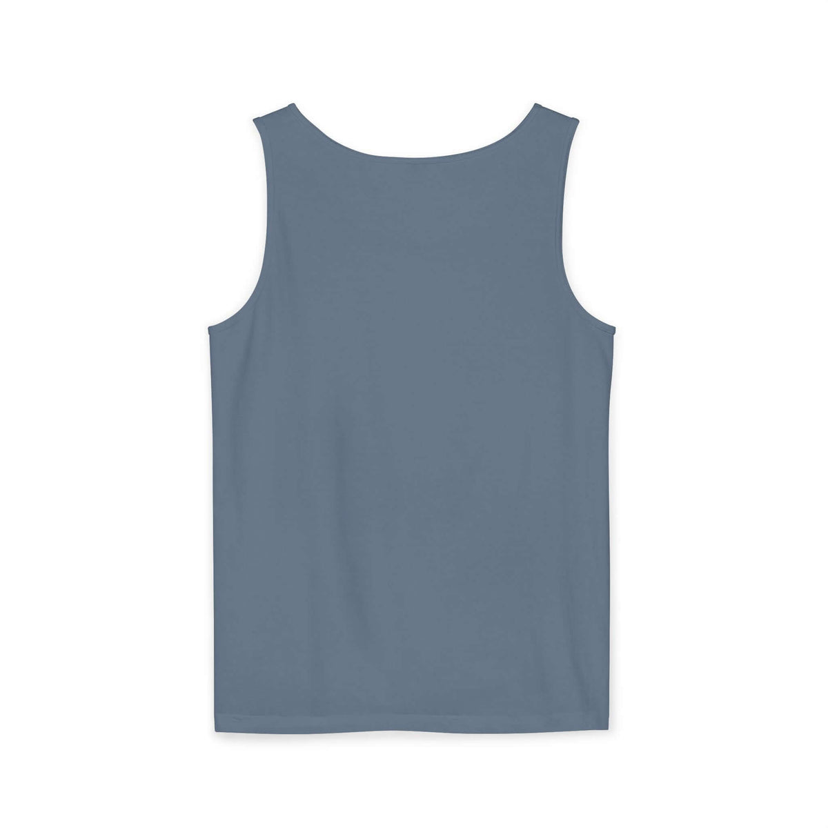 Stay Salty Blue Jean Tank Top - 100% Ringspun Cotton, Relaxed Fit, Comfort Colors 9360, Medium Fabric, Back View