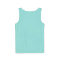 Chalky mint tank top in breathable fabric, perfect for surf enthusiasts.