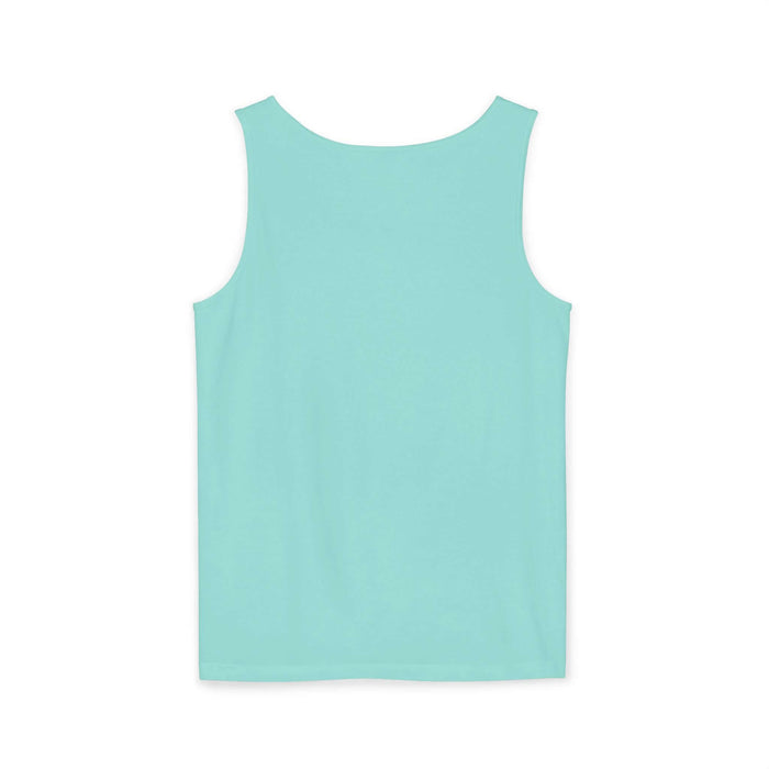 Chalky mint tank top in breathable fabric, perfect for surf enthusiasts.