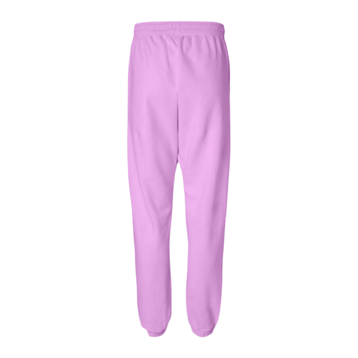 Neon violet emblem sweatpants with beachy charm, lightweight fleece, and relaxed fit, perfect for lounging or cozy nights.