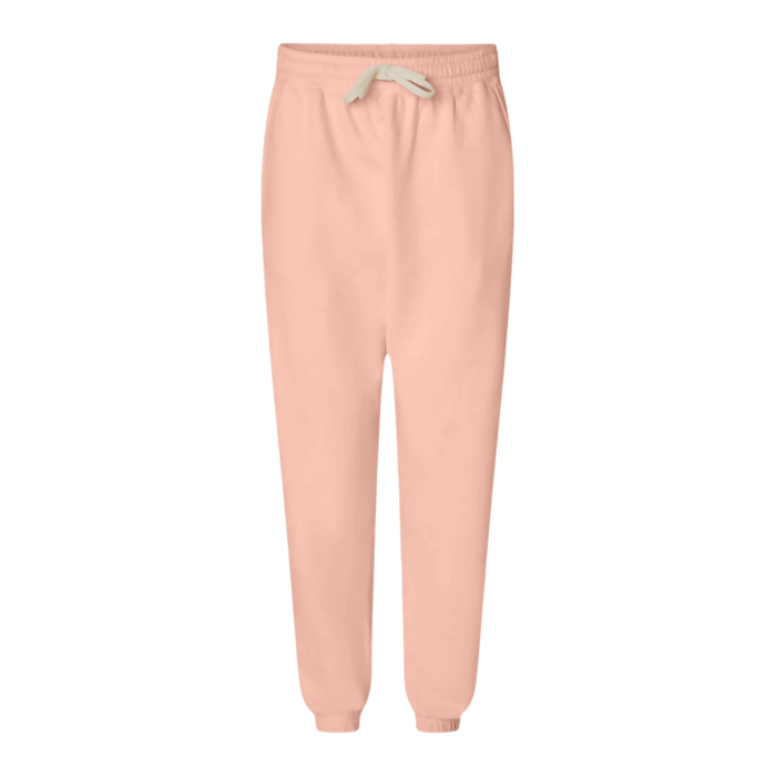 Peachy emblem sweatpants in lightweight fleece, featuring a relaxed fit and beachy charm. Perfect for cozy lounging.